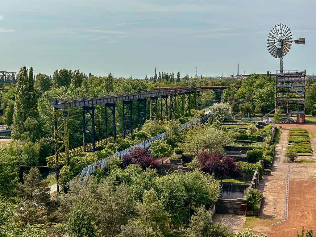 Biotop-G&auml;rten und Sinterplatz im Landschaftspark Duisburg-Nord