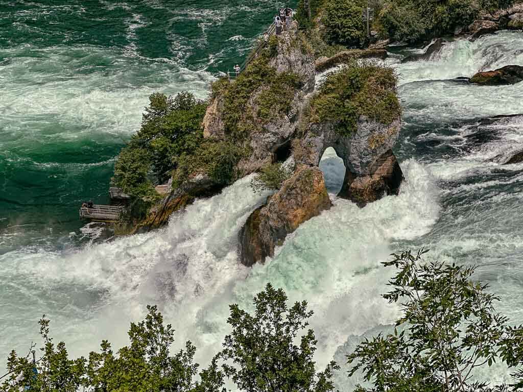 Rheinfall von Schaffhausen auf der Grand Tour of Switzerland