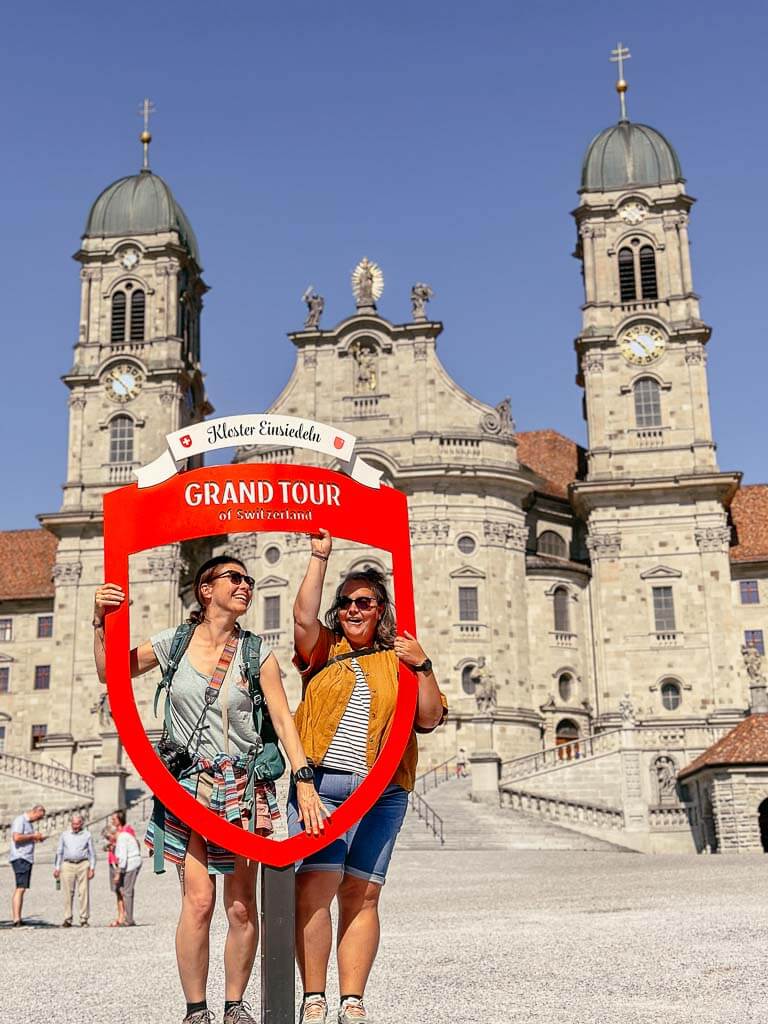Fotostopp an der Grand Tour of Switzerland: Kloster Einsiedeln