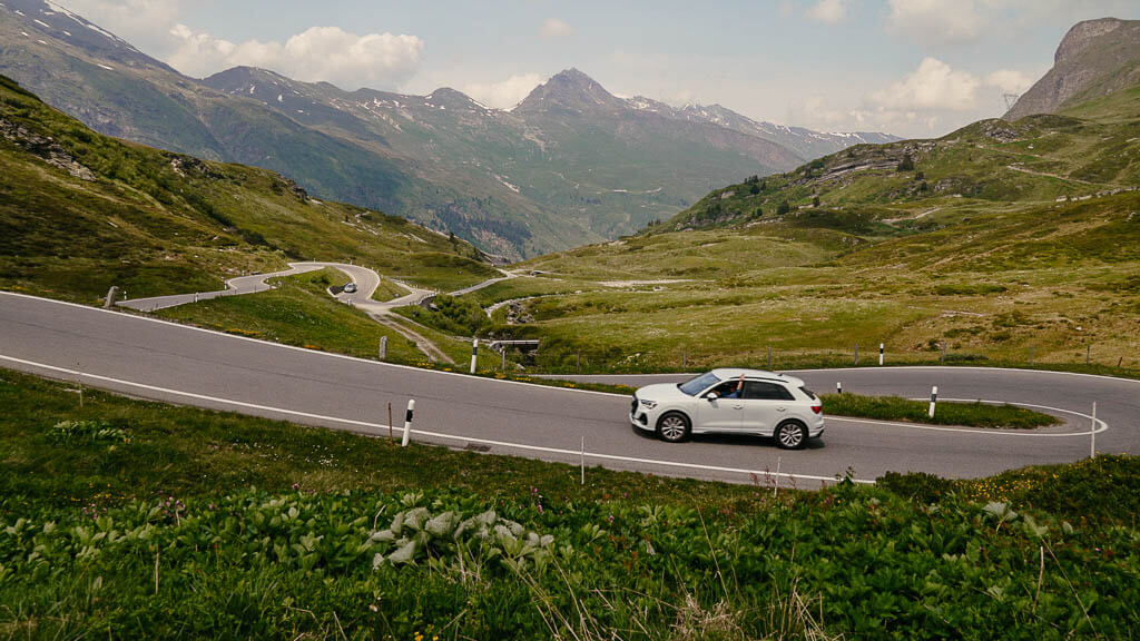 Grand Tour of Switzerland auf der San Bernardino Passstra&szlig;e