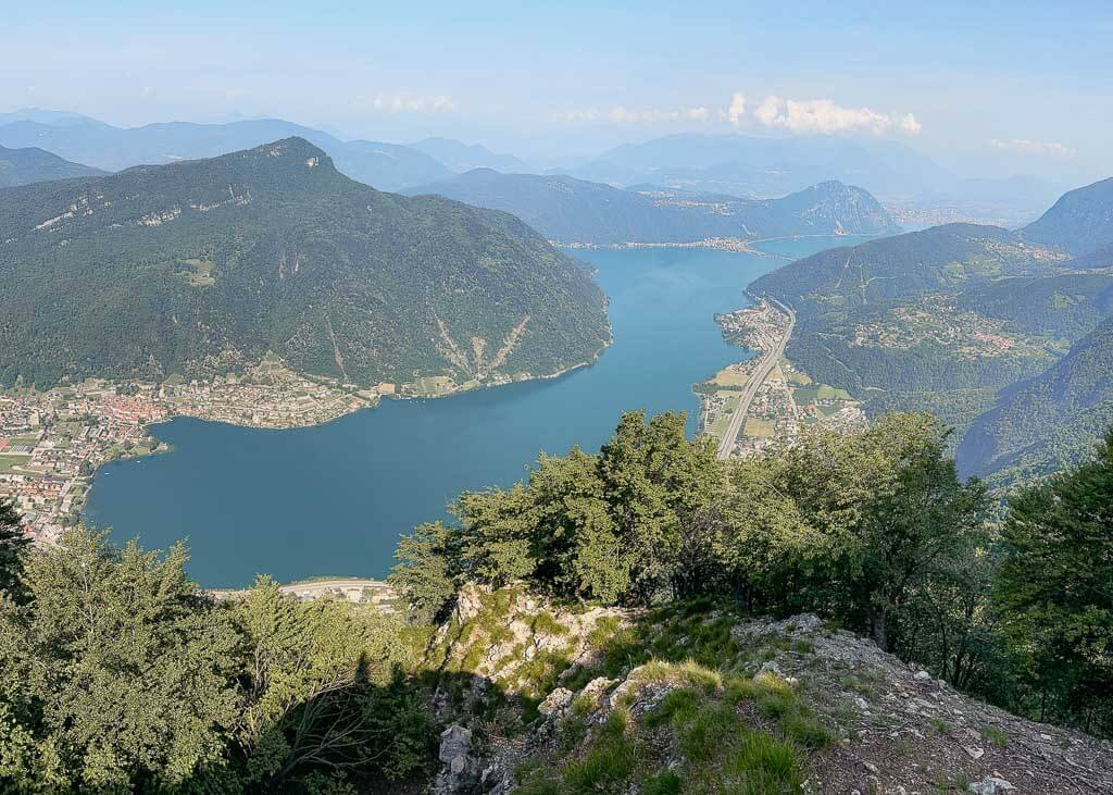 Ausblick auf den Luganersee vom Monte Generoso