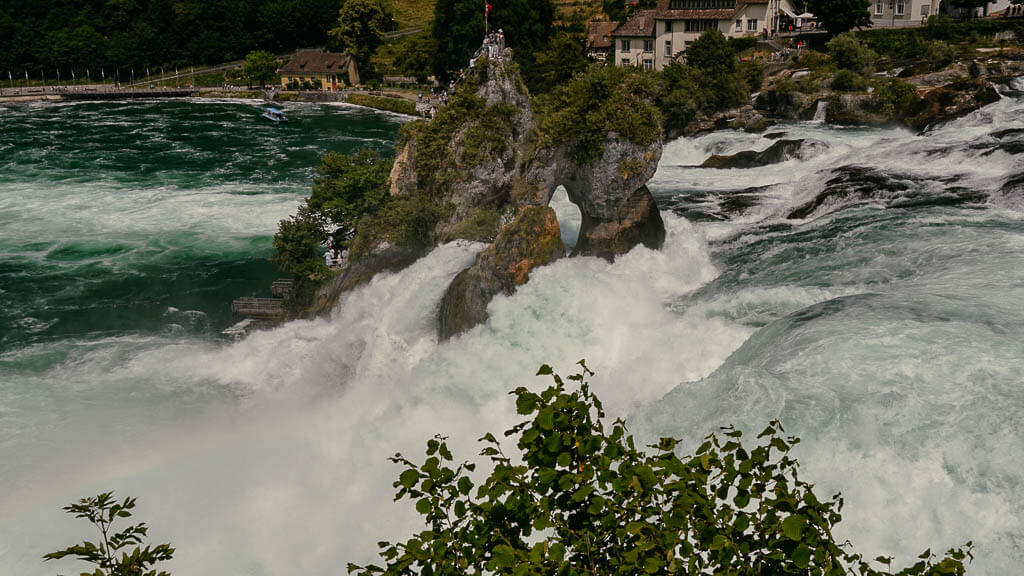 Rheinfall in Schaffhausen auf der Grand Tour of Switzerland