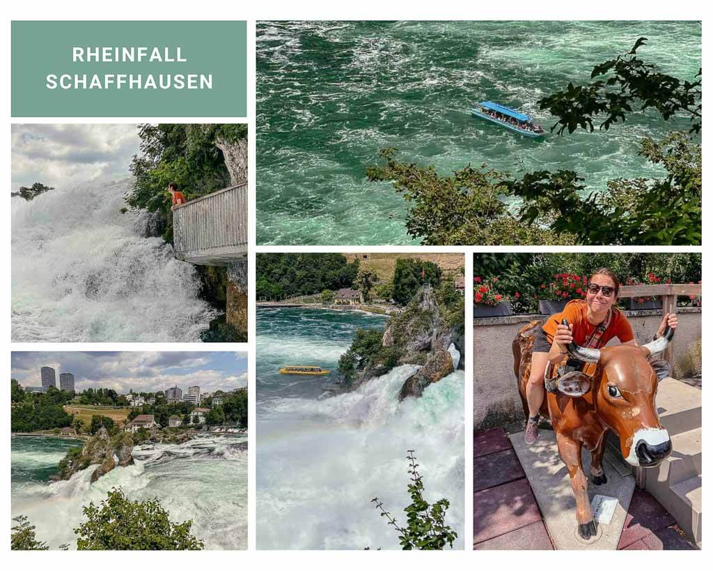 Grand Tour of Switzerland am Rheinfall in Schaffhausen