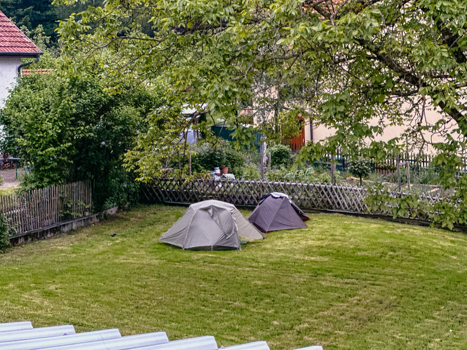 Trekking im Schwarzwald - Zelten im One-Night-Camp Baier in Murg