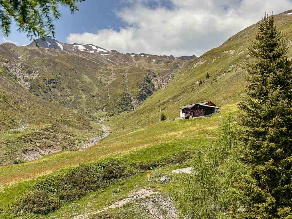 Wanderung auf der Davoser Alpenrunde auf den Spuren Kirchners - Berglandschaft