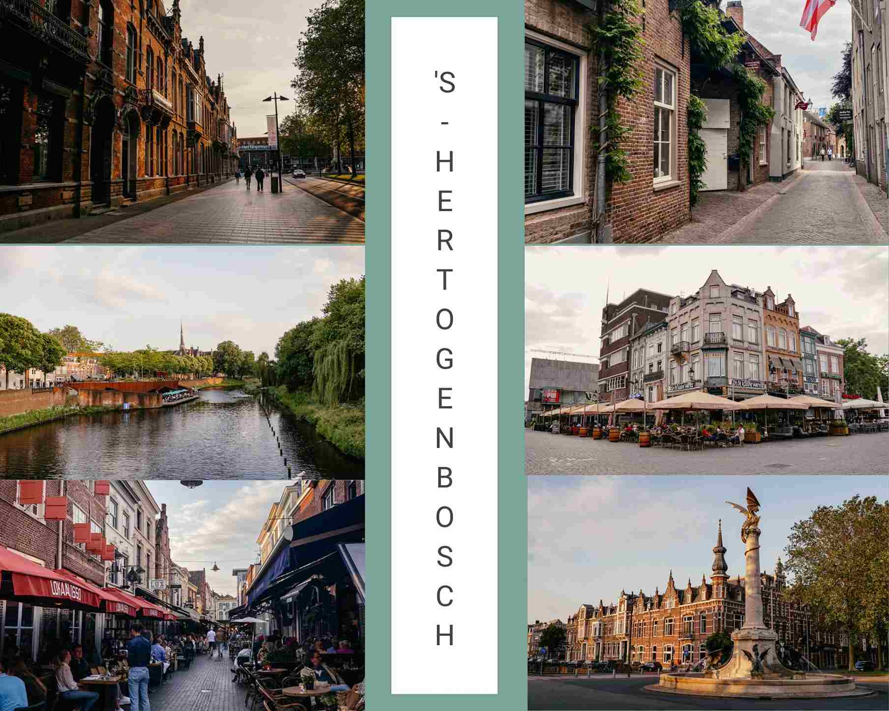 Altstadt von 's-Hertogenbosch in Brabant