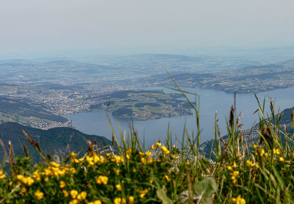 Blick auf den Vierwaldst&auml;ttersee vom Stanserhorn