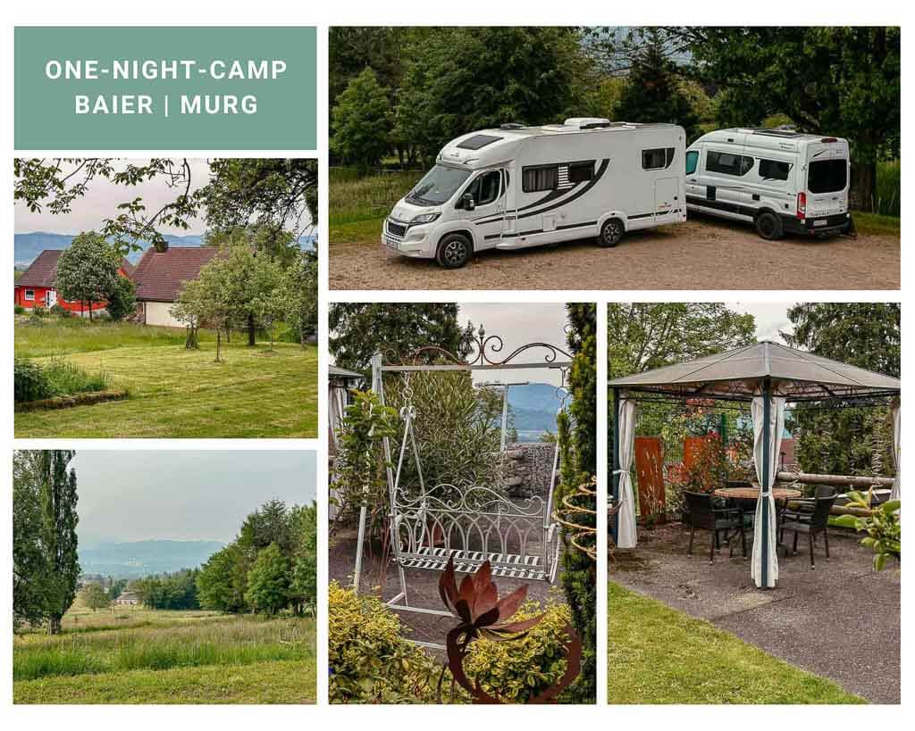 Trekking im Schwarzwald beim One-Night-Camp Baier in Murg