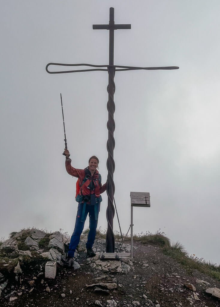 Couchflucht am Gipfelkreuz auf dem Golmer H&ouml;henweg