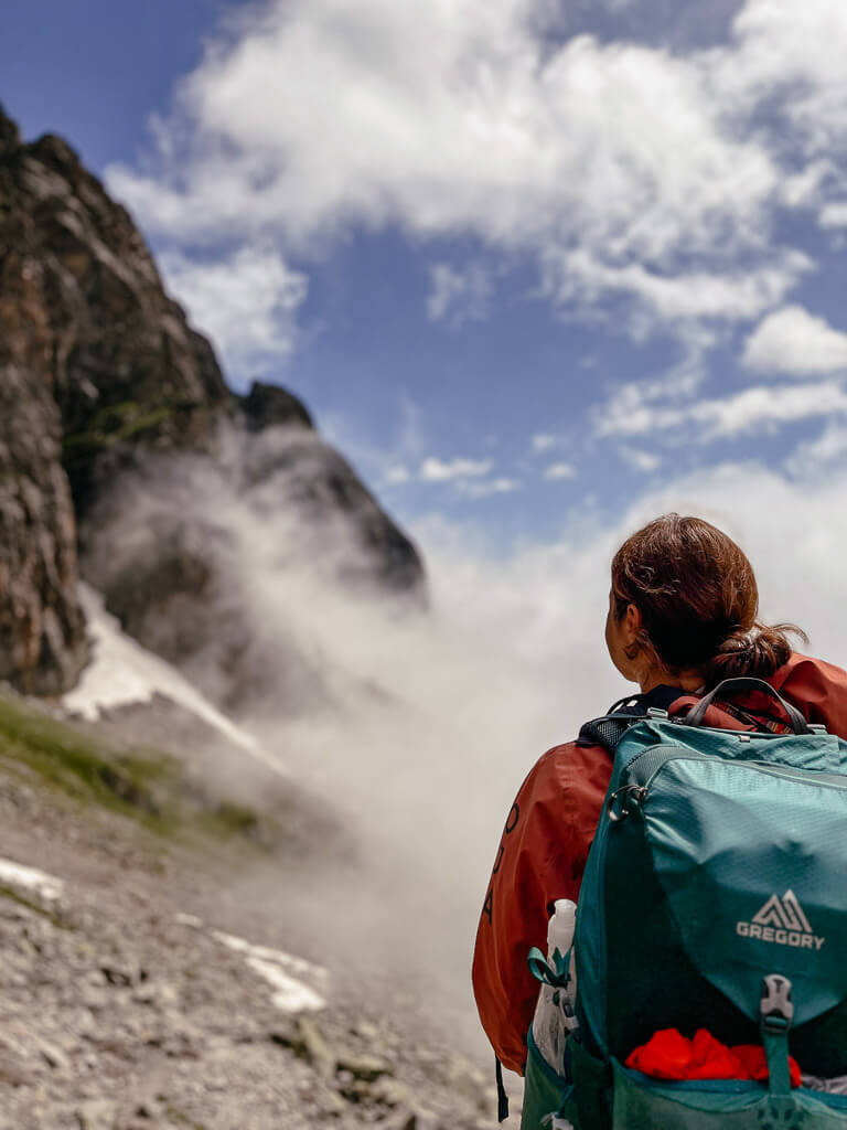 Couchflucht beim Wandern im Silvretta Gebirge im Montafon