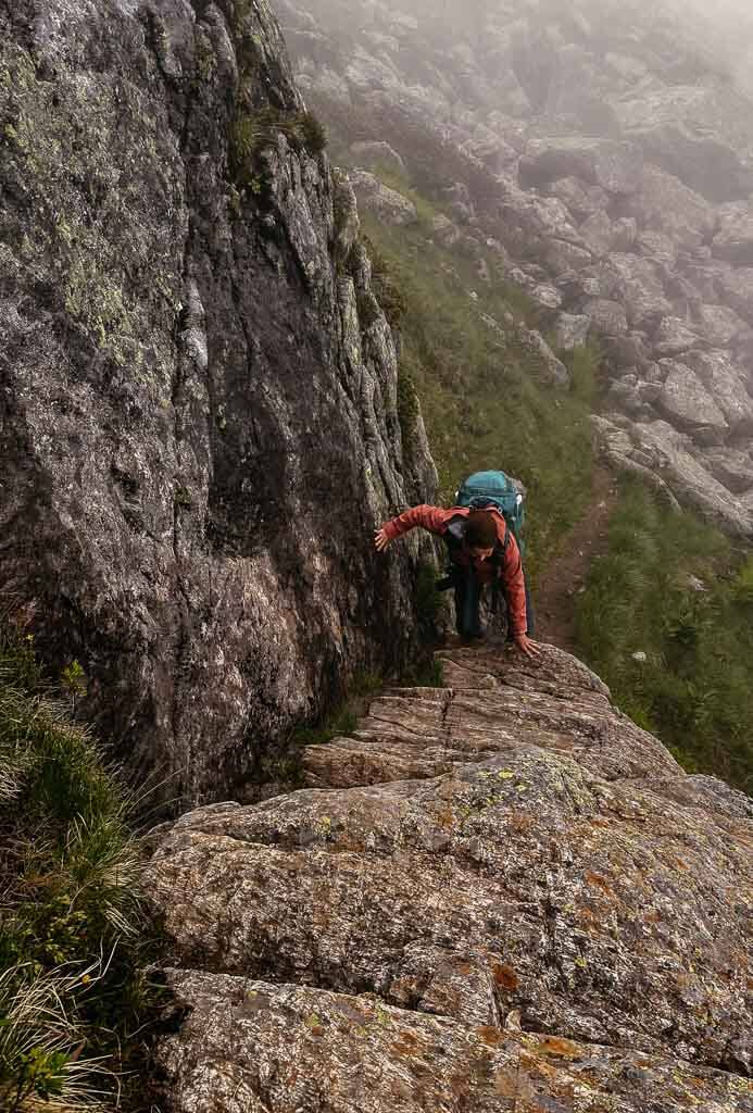 Couchflucht wandert auf abenteuerlichem Felsenweg der Montafoner H&uuml;ttenriunde