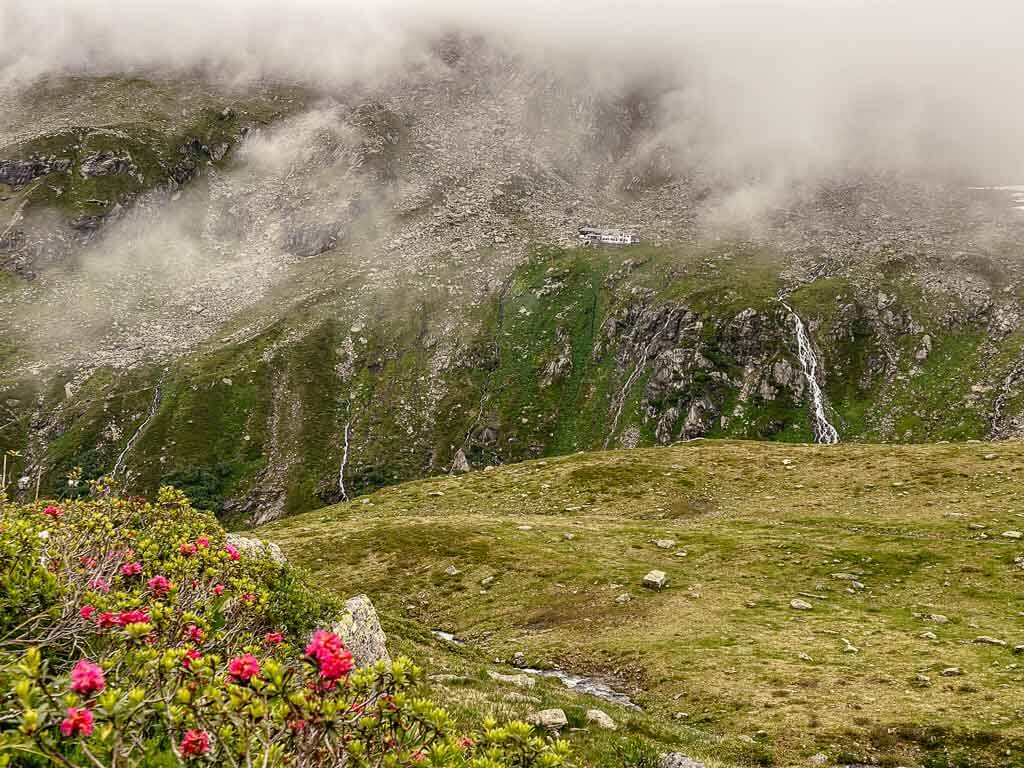 Lage der T&uuml;binger H&uuml;tte in der Silvretta Montafon