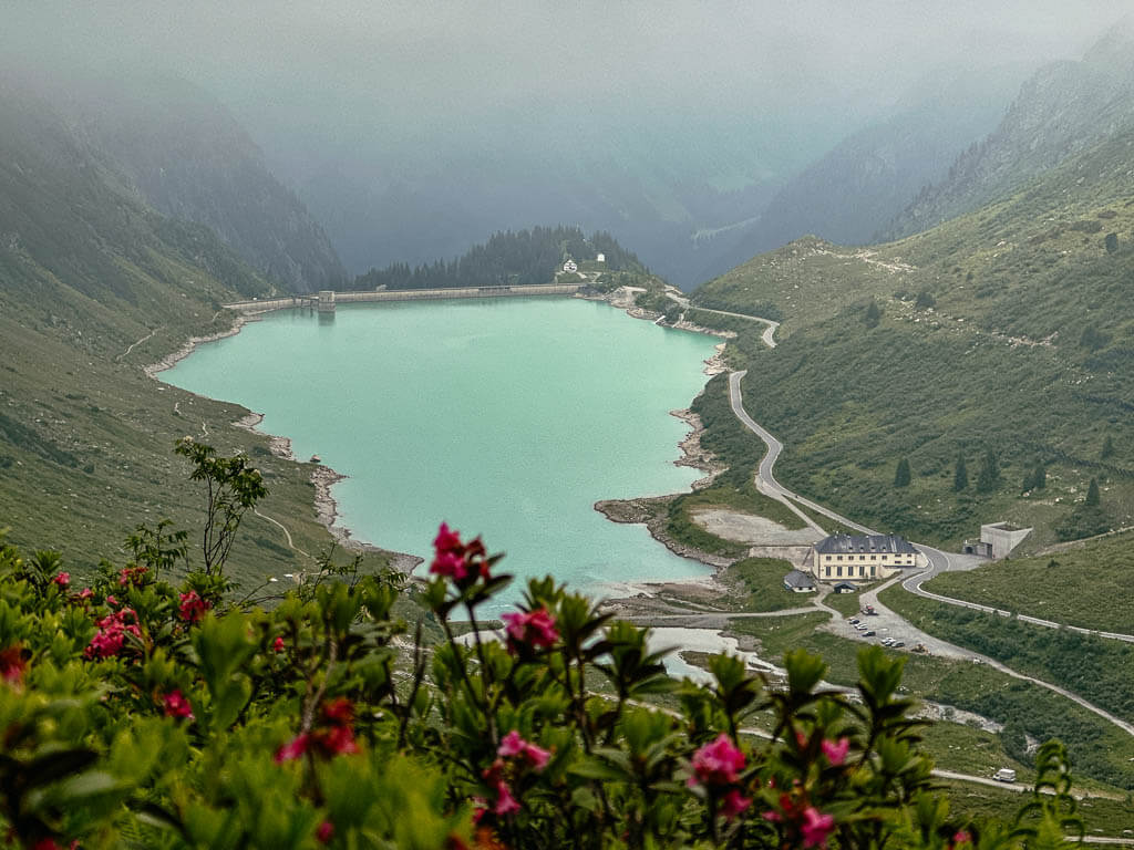 Vermunt-Stausee in der N&auml;he der Bielerh&ouml;he im Montafon