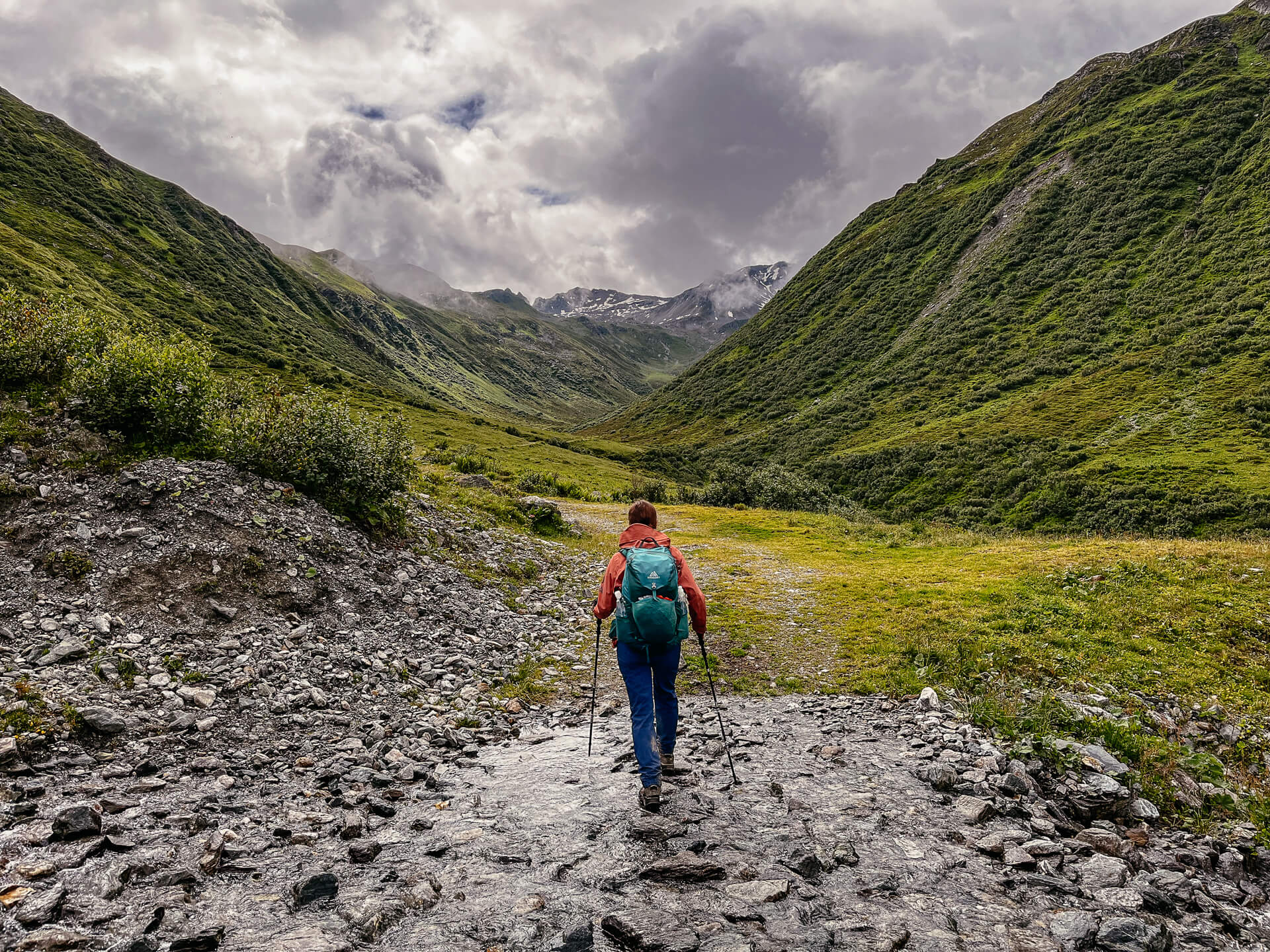 Couchflucht wandert im Vergaldnertal auf der Montafoner Hüttenrunde