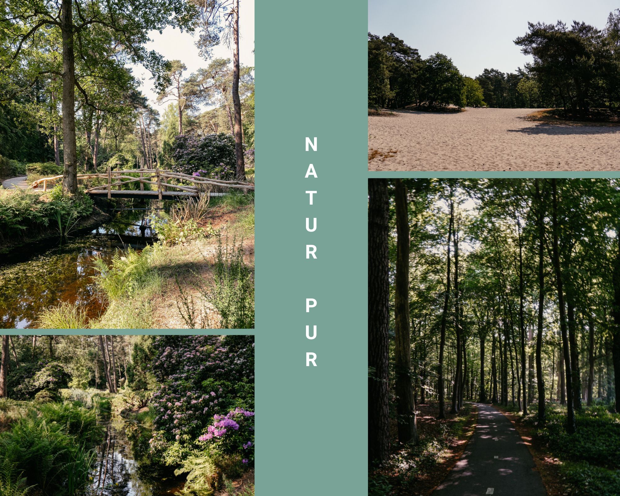 Landschaft bei Zeist in der N&auml;he von Utrecht