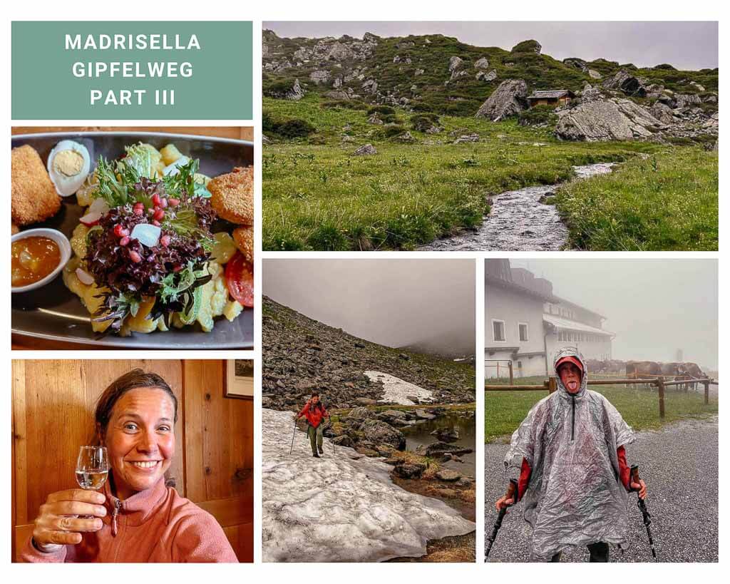 Wandern auf dem Madrisella Gipfelweg im Montafon