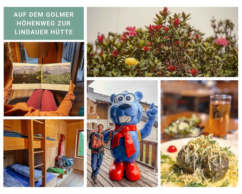 Montafoner H&uuml;ttenrunde auf dem Golmer H&ouml;henweg zur Lindauer H&uuml;tte