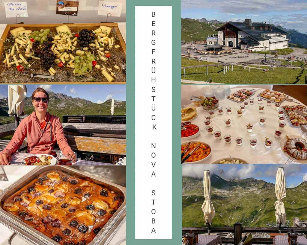 Bergfr&uuml;hst&uuml;ck in der Nova Stoba im Montafon