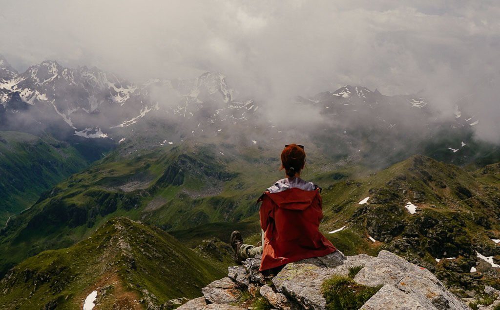 Bergblick von der Madrisella im Montafon