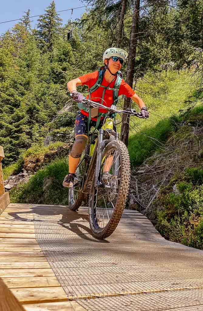 Couchflucht beim Mountainbiken auf dem Hubertus Trail im Montafon