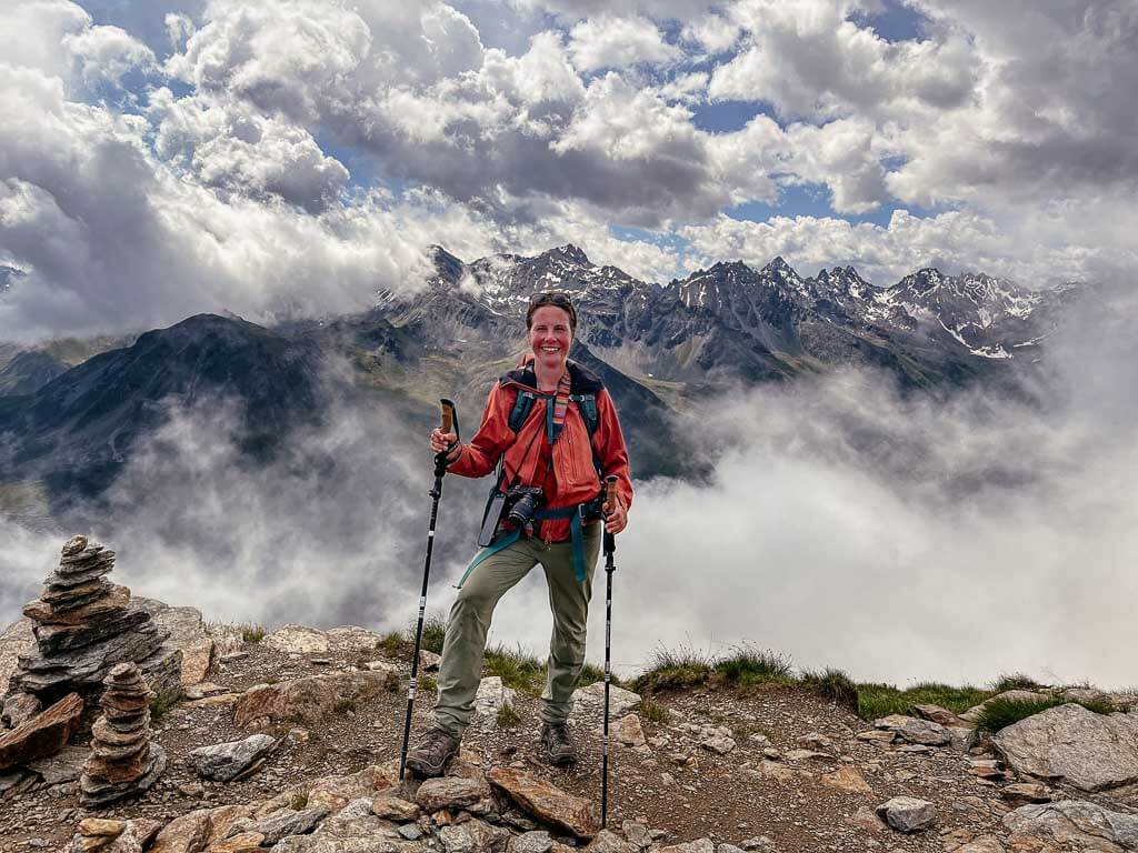Couchflucht auf der Versettlaspitze in der Silvretta Montafon