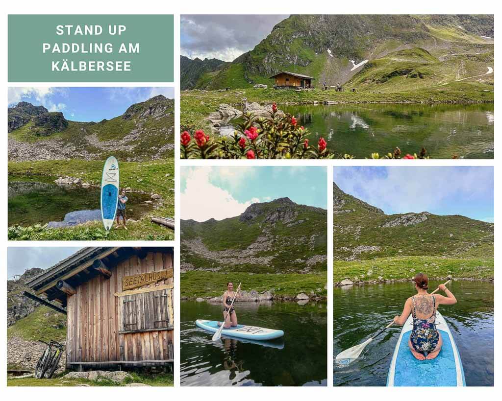 Stand up Paddling am K&auml;lbersee im Montafon