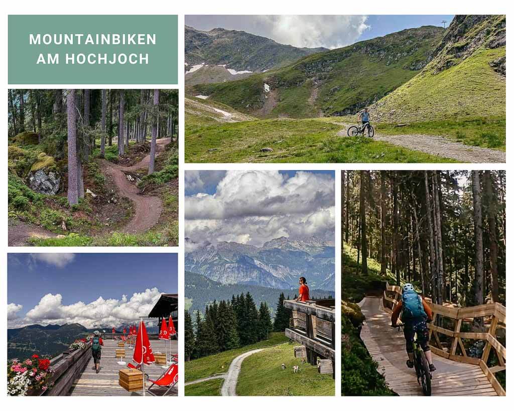 Mountainbiken am Trailpark Hochjoch im Montafon