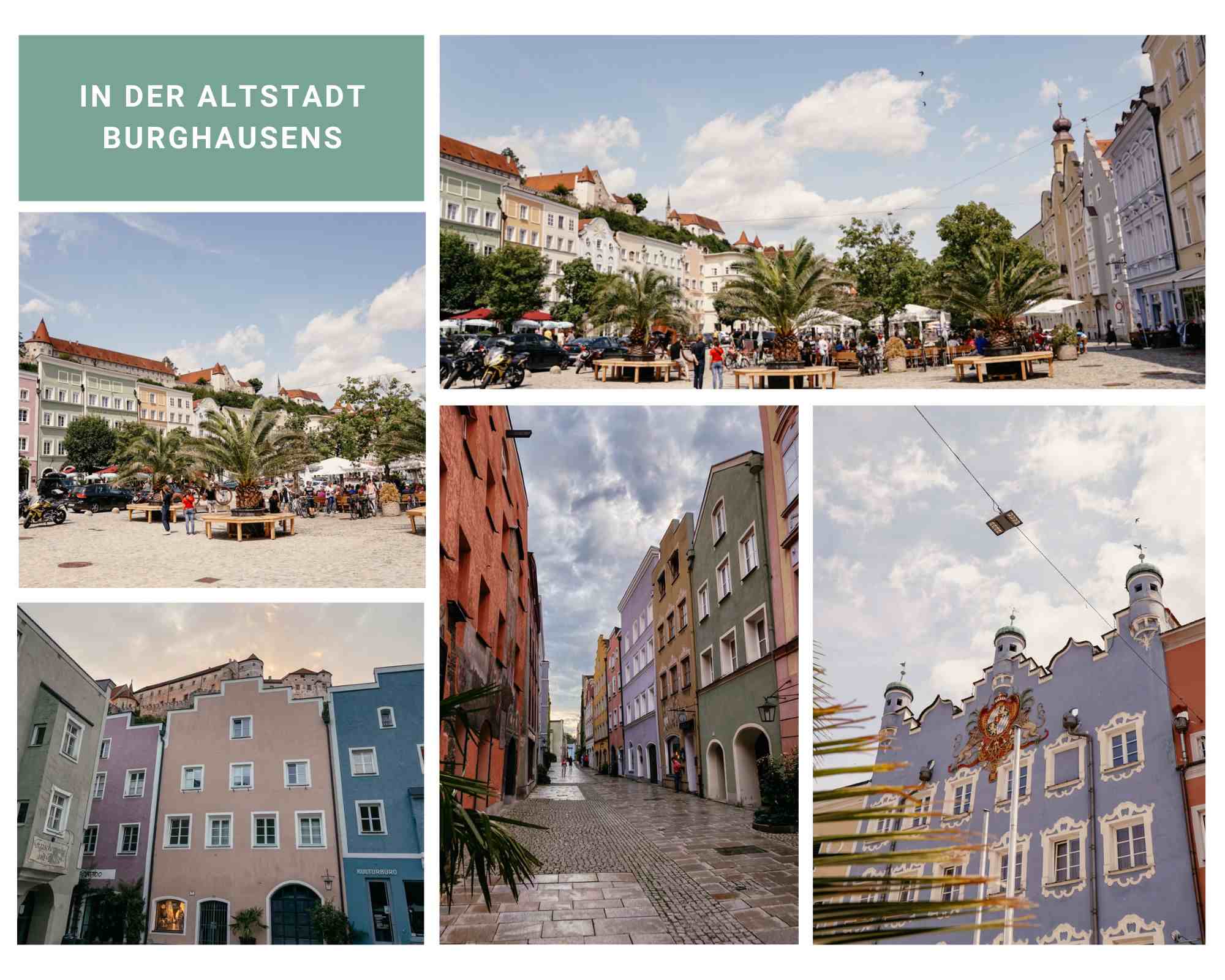 Altstadt Burghausen in der Region Inn-Salzach