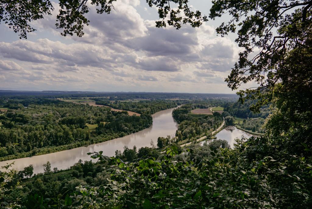 Ausblick Inn-Salzach Region ins Inntal