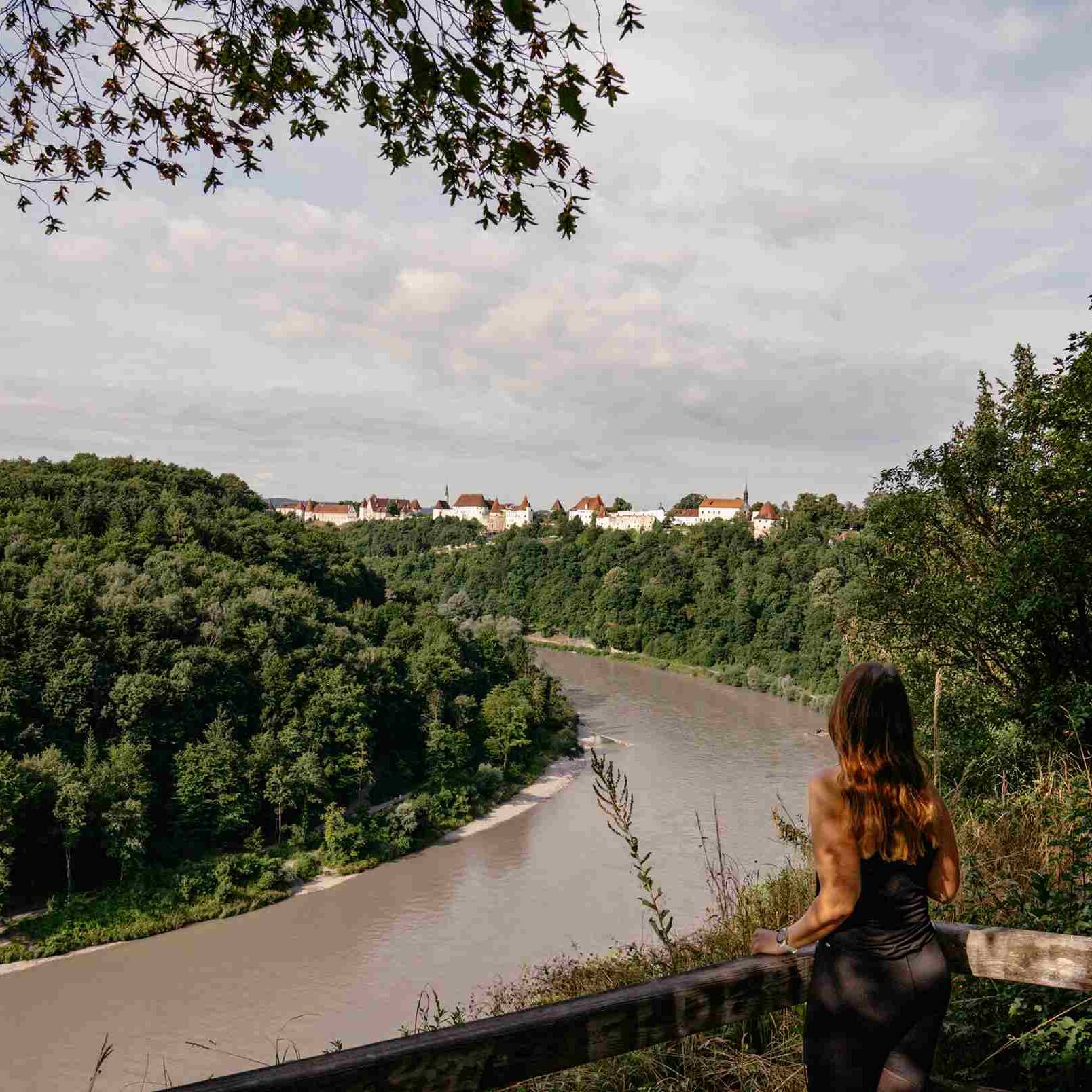 Ausblick Panoramaweg Burghausen