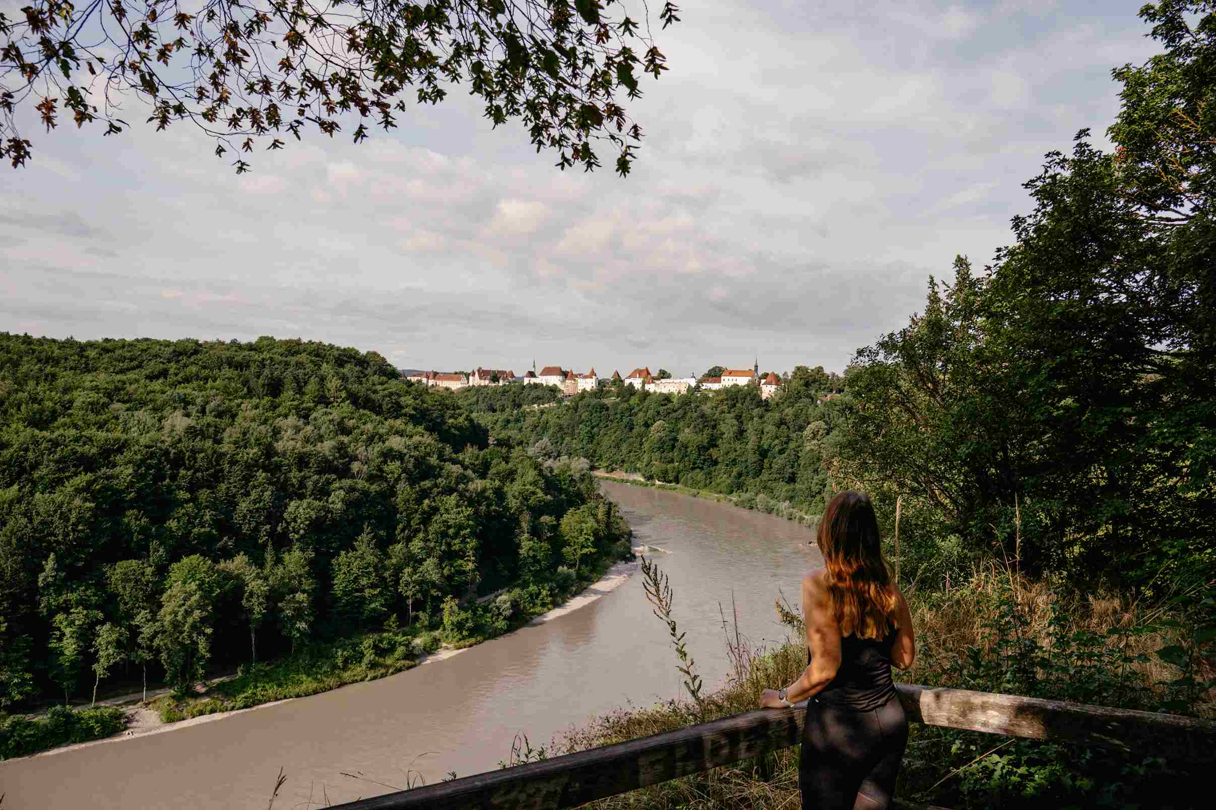 Ausblick Panoramaweg Burghausen