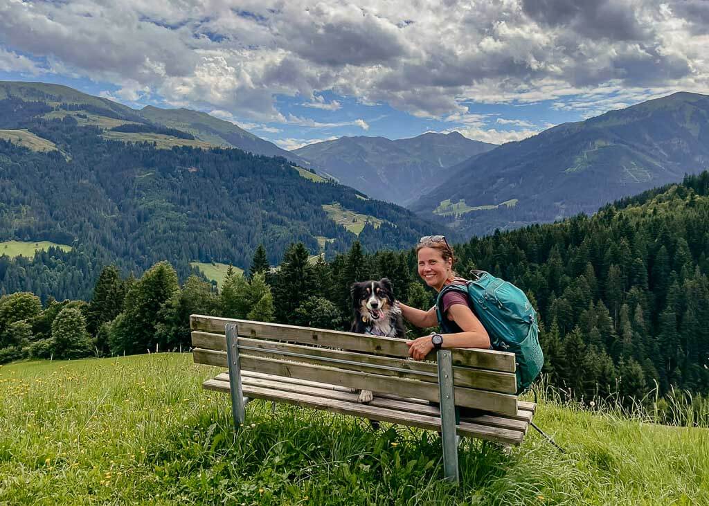 Couchflucht mit Hund auf dem KAT Walk in den Kitzb&uuml;heler Alpen