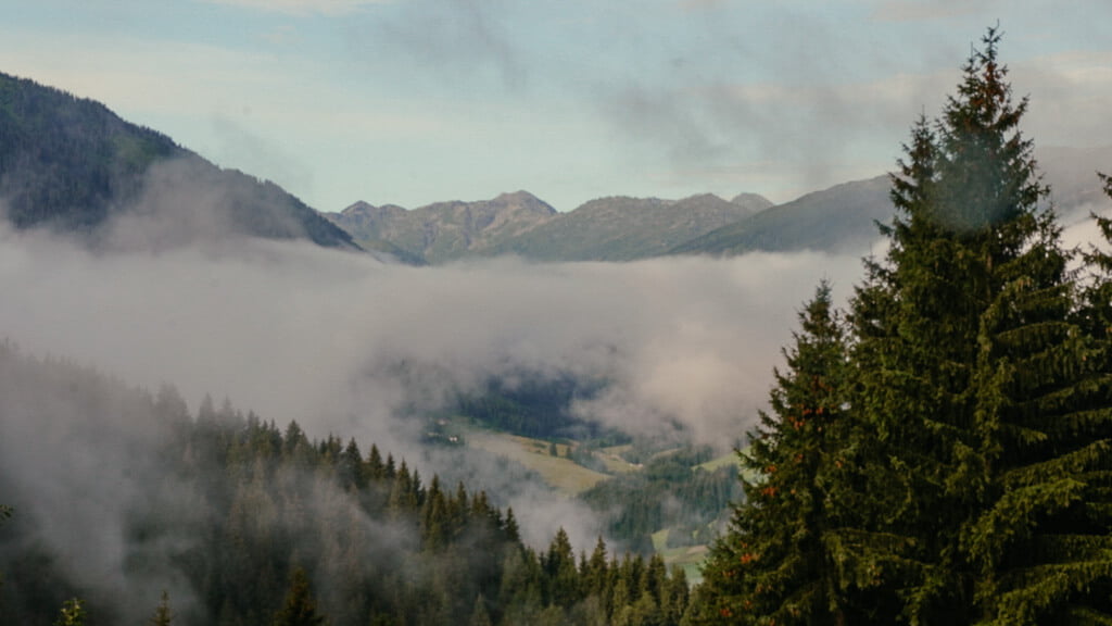 Morgenstimmung auf dem Kat Walk in den Kitzb&uuml;heler Alpen