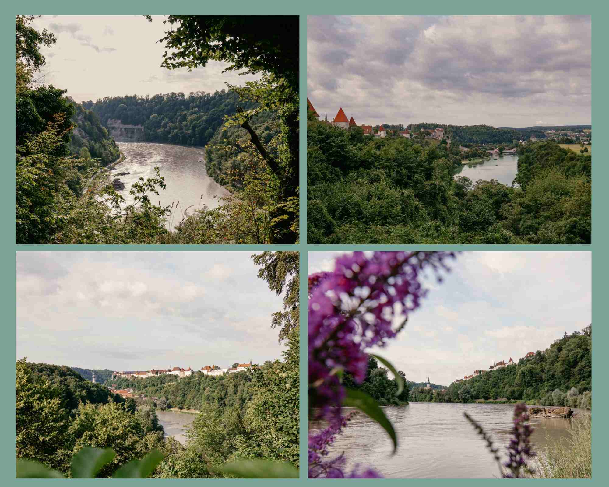 Panoramaweg Burghausen in der Region Inn-Salzach