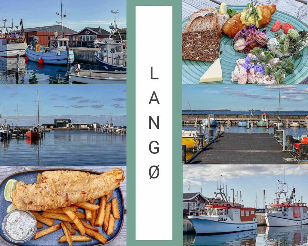 Lang&oslash; Grilll & Fiskebar im Hafen von Lang&oslash; auf Lolland