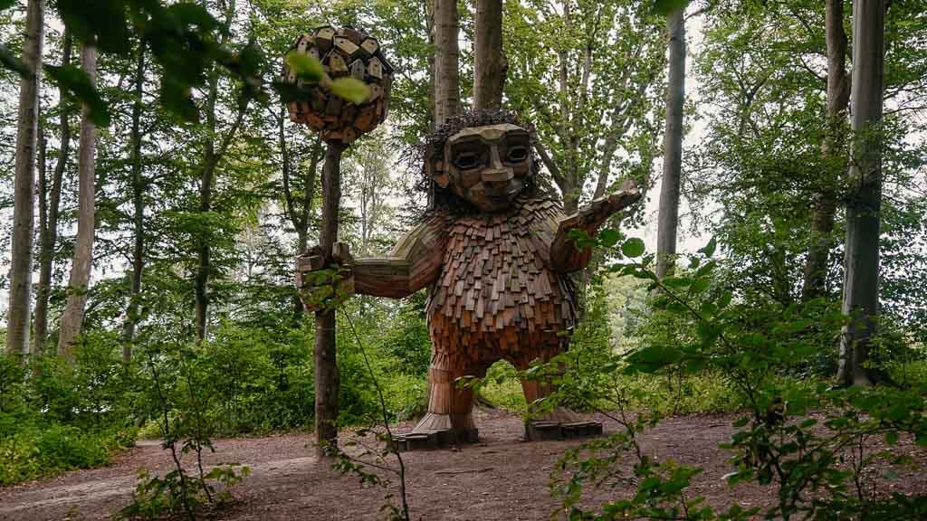 Troll Frie Vilje in Maribo auf Lolland in D&auml;nemark