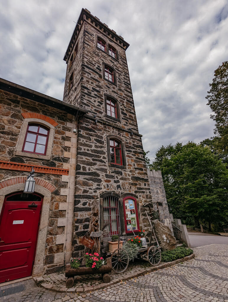 Butterberg - Aussichtsturm beim Wandern in der Oberlausitz