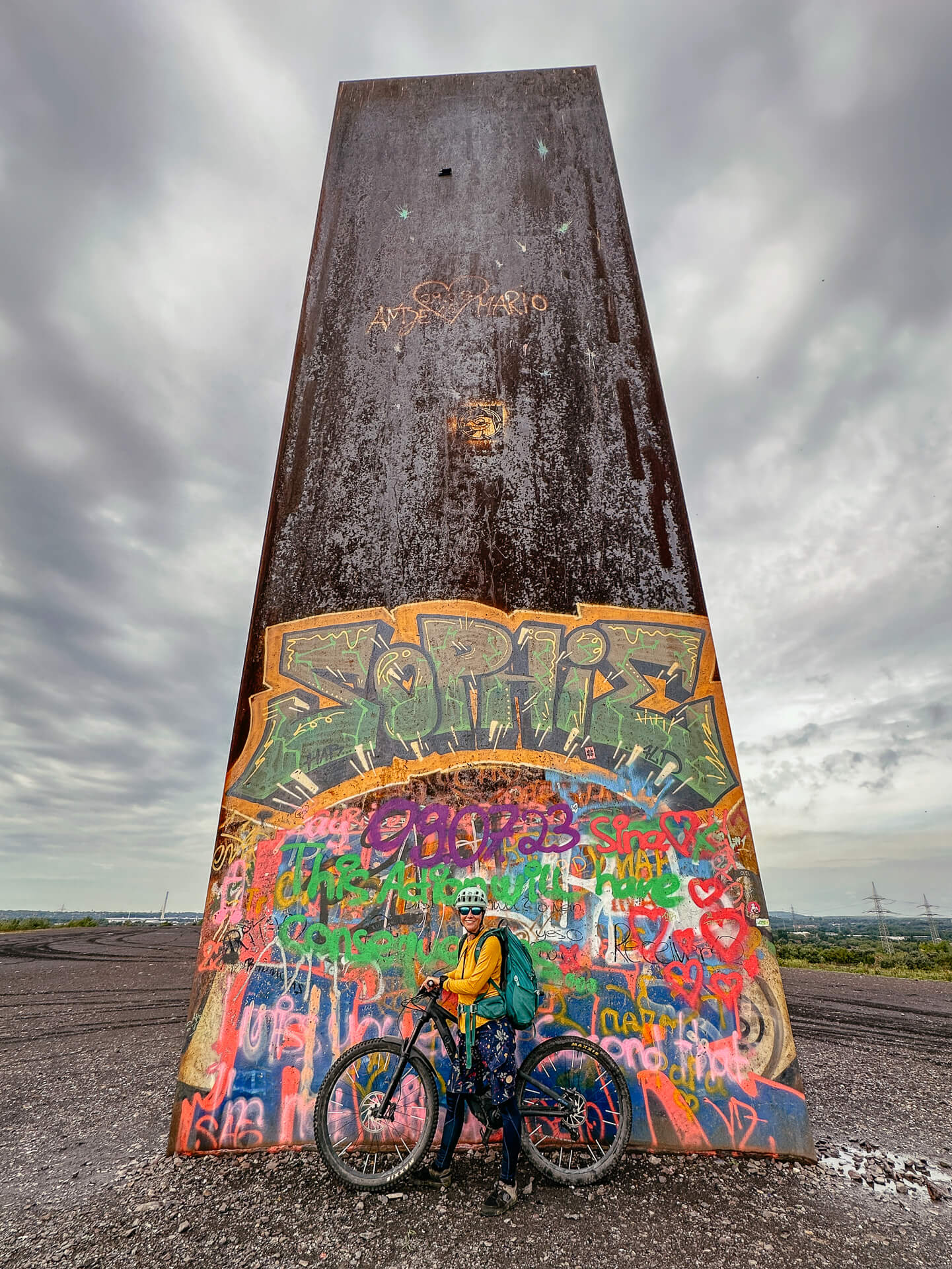 Bramme auf der Schurenbachhalde in Essen