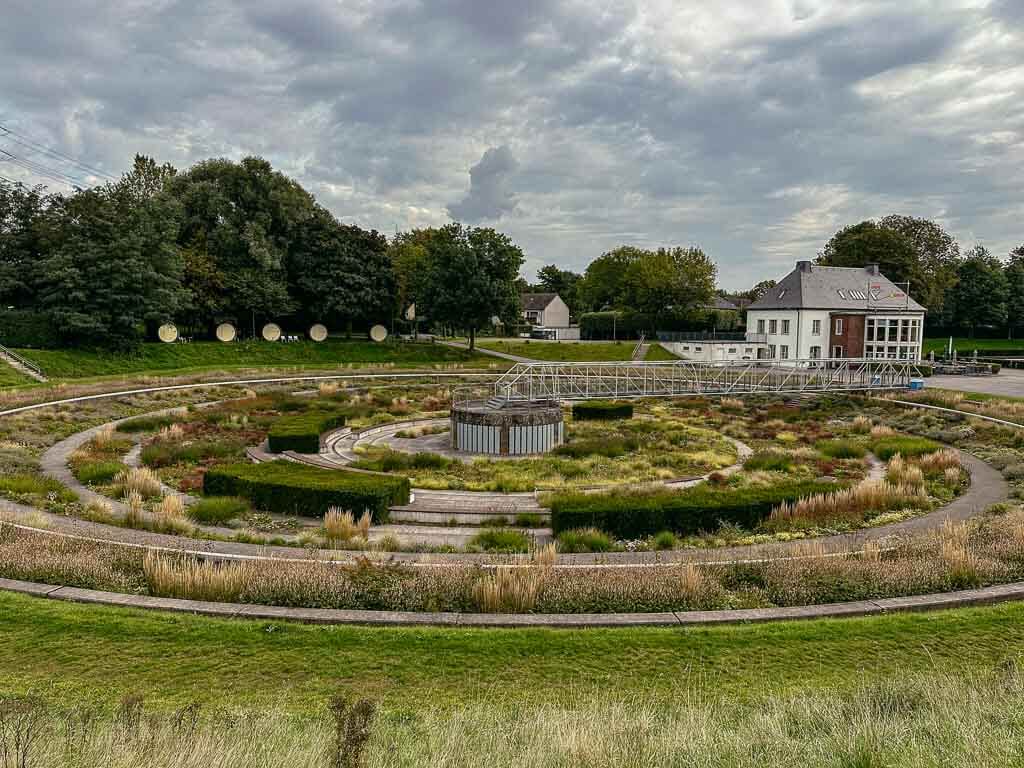 Berne-Park in Bottrop am Rhein-Herne-Kanal im Ruhrgebiet