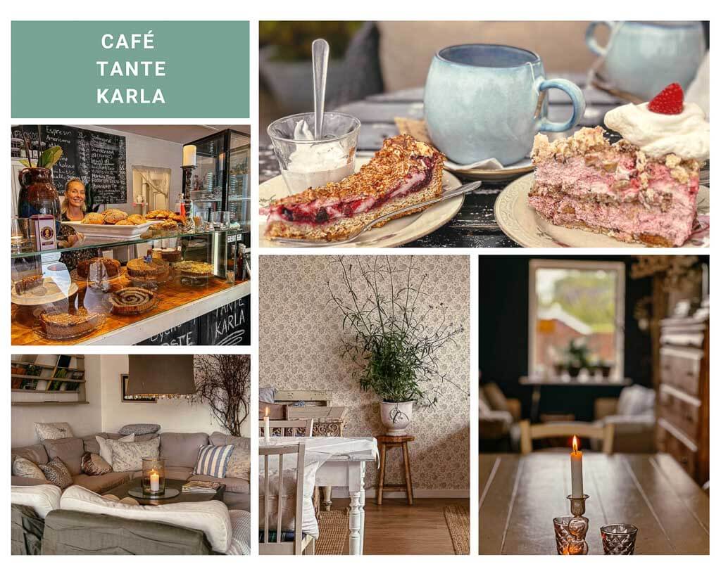 Caf&eacute; Tante Karla am Ortseingang von Marielyst auf Falster in D&auml;nemark