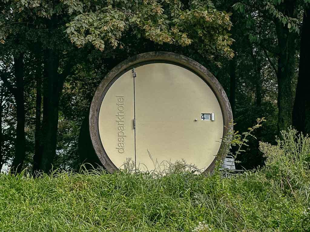 &Uuml;bernachtung in der Kanalr&ouml;hre am Parkhotel des Hof Emscher-Auen in Castrop-Rauxel