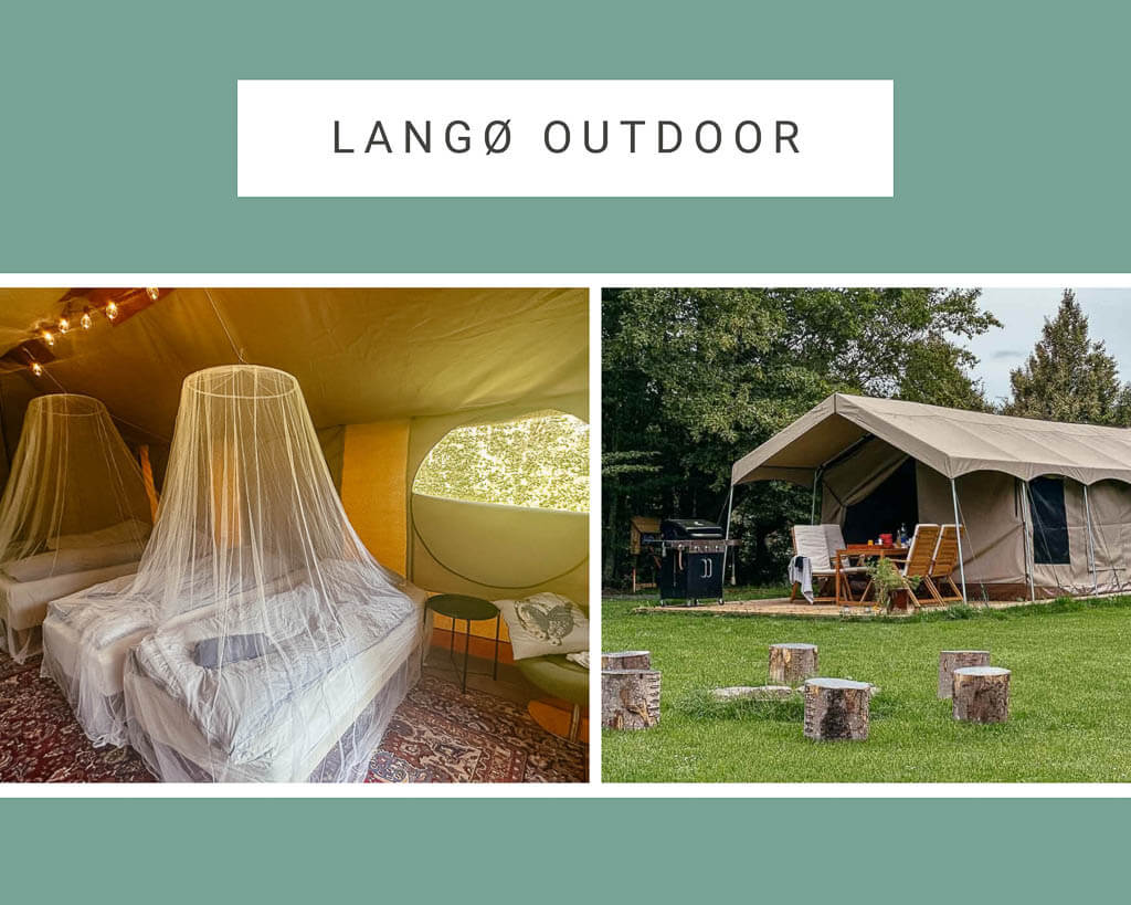 Lang&oslash; Outdoor Safarizelt auf Lolland in D&auml;nemark