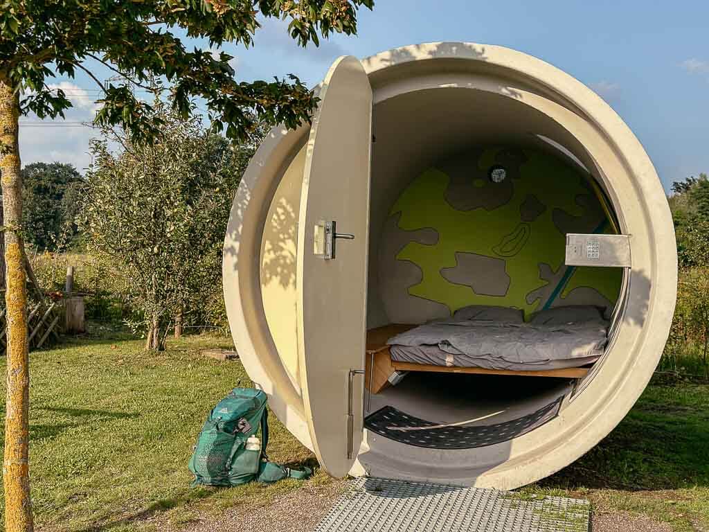 &Uuml;bernachtung in der Kanalr&ouml;hre am Parkhotel des Hof Emscher-Auen in Castrop-Rauxel