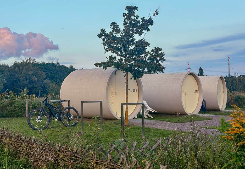 &Uuml;bernachtung in der Kanalr&ouml;hre am Parkhotel des Hof Emscher-Auen in Castrop-Rauxel