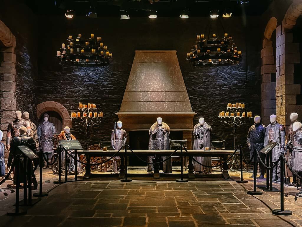 Original-Kulisse der Winterfell Great Hall in Nordirland