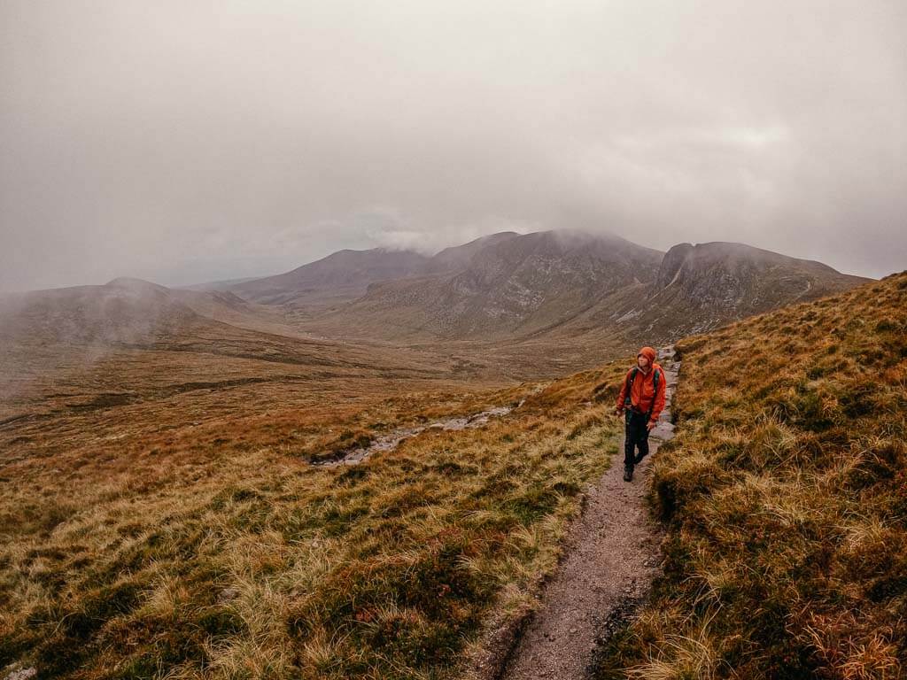 Wandern in den Mourne Mountains in Nordirland