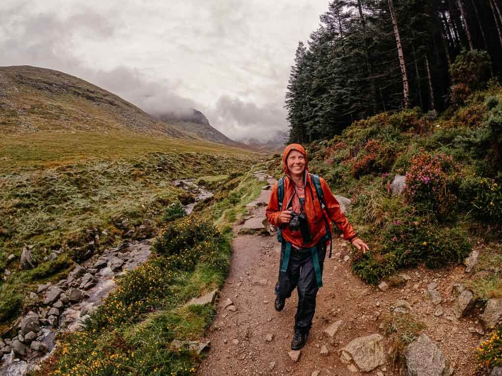 Couchflucht beim Wandern in den Mourne Mountains in Nordirland