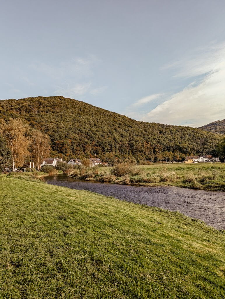 Wandern auf dem Wiedweg im Westerwald