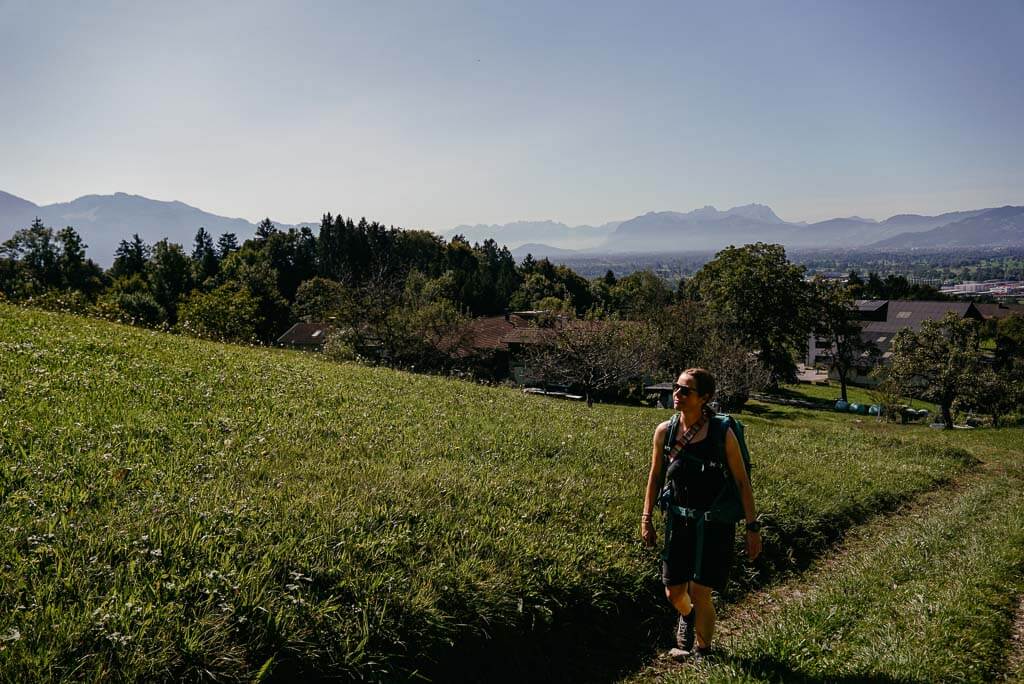 Wandern in Vorarlberg am Bodensee bei Wolfurt