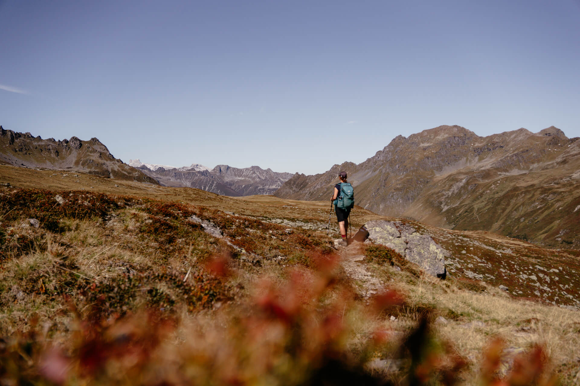 Vorarlberg wandern im Herbst im Montafon